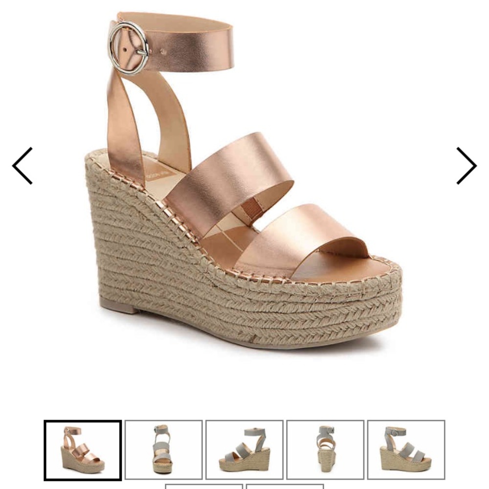 ISO — NOT for Sale. Rose Gold Dolce Vita Wedge